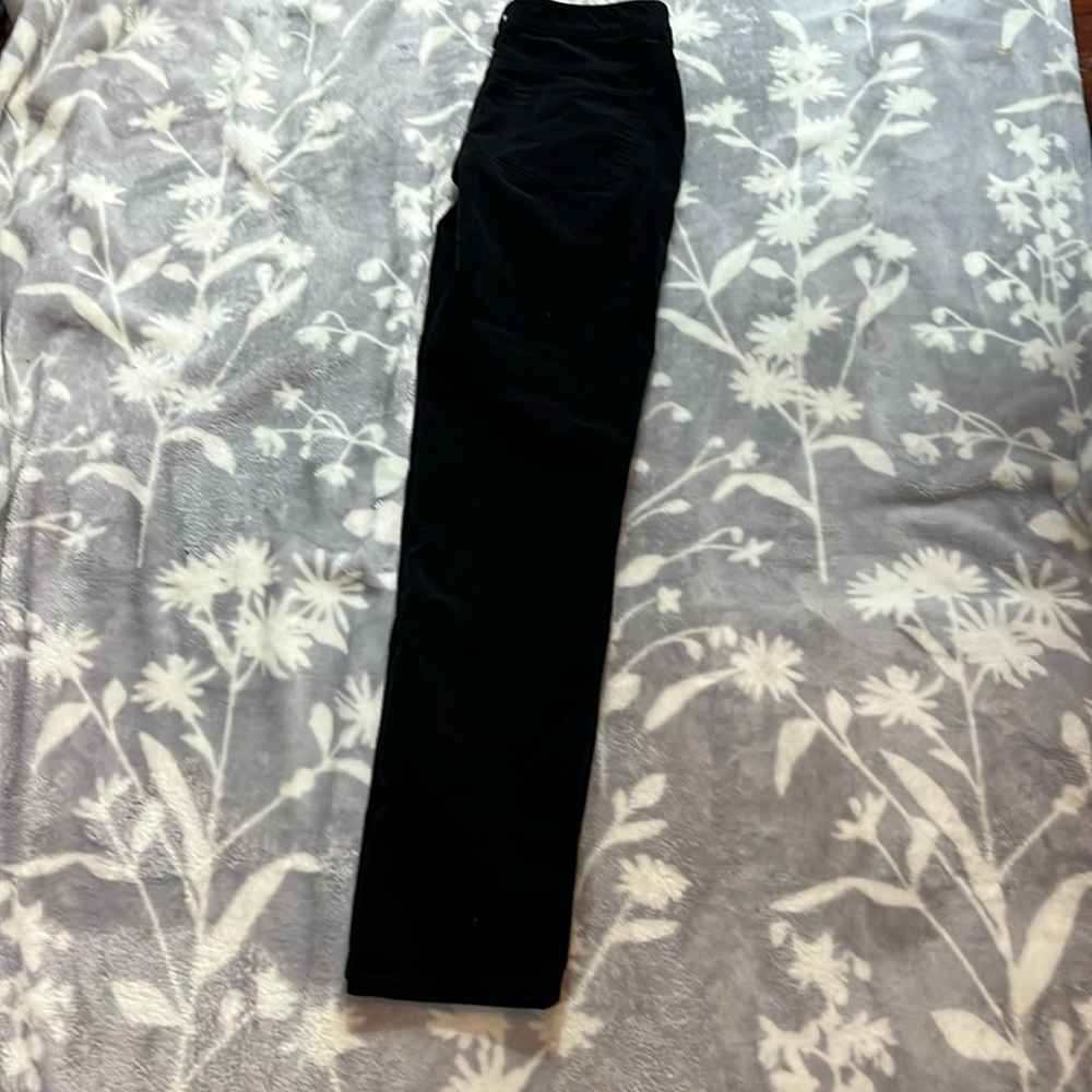 EUC Talbots Black Corduroy Jeans -straight leg Sz 4